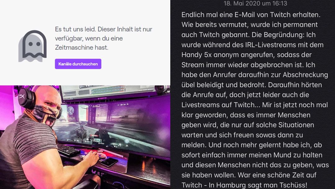 Flying Uwe Twitch Kanal gesperrt