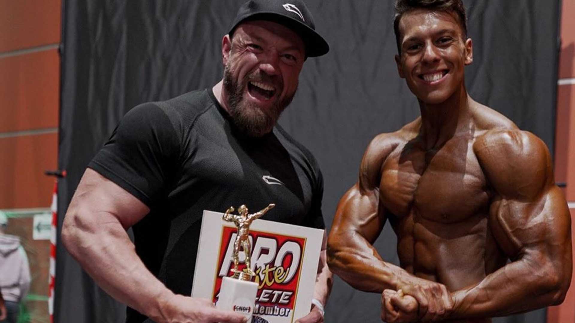 Bild zum Thema Paul Unterleitner holt sich Procard im Natural Bodybuilding