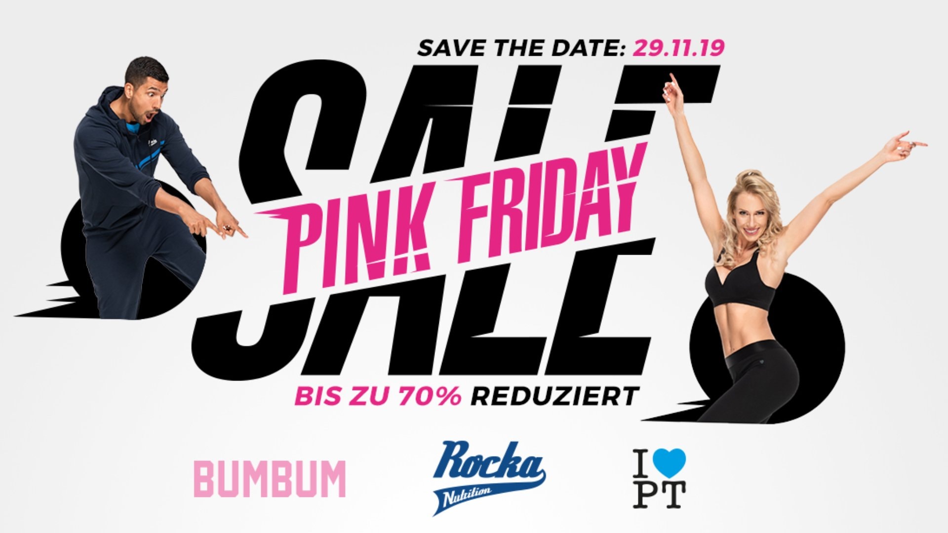 Bild zum Thema PINK FRIDAY bei Rocka Nutrition, BUMBUM und ILPT