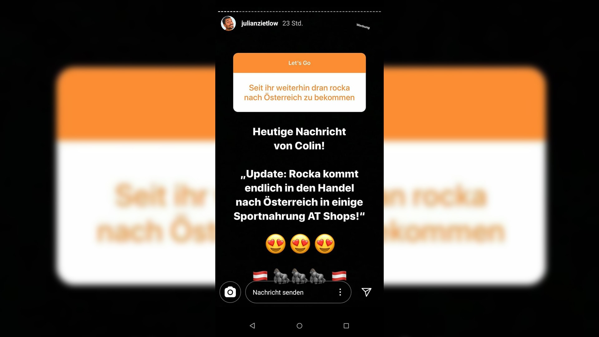 Bild zum Thema Rocka Nutrition expandiert nach Österreich