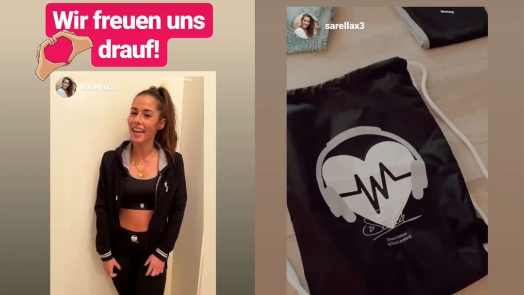 Sarah Lombardi Rewe Fitness Klamotten