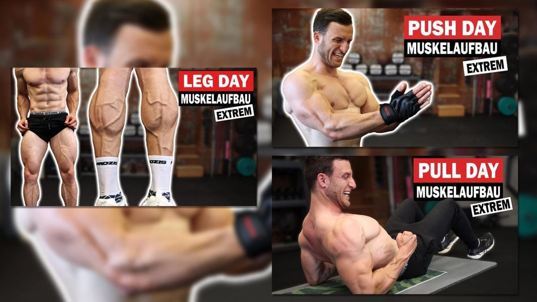 Sascha Huber Trainingsplan: Push Pull Beine