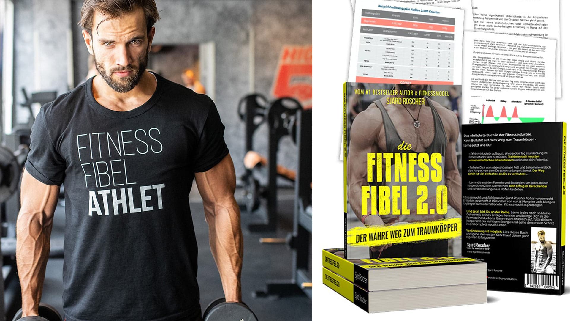 Bild zum Thema Sjard Roscher: Natural Fitness-Athlet, Model und Autor der Fitness Fibel